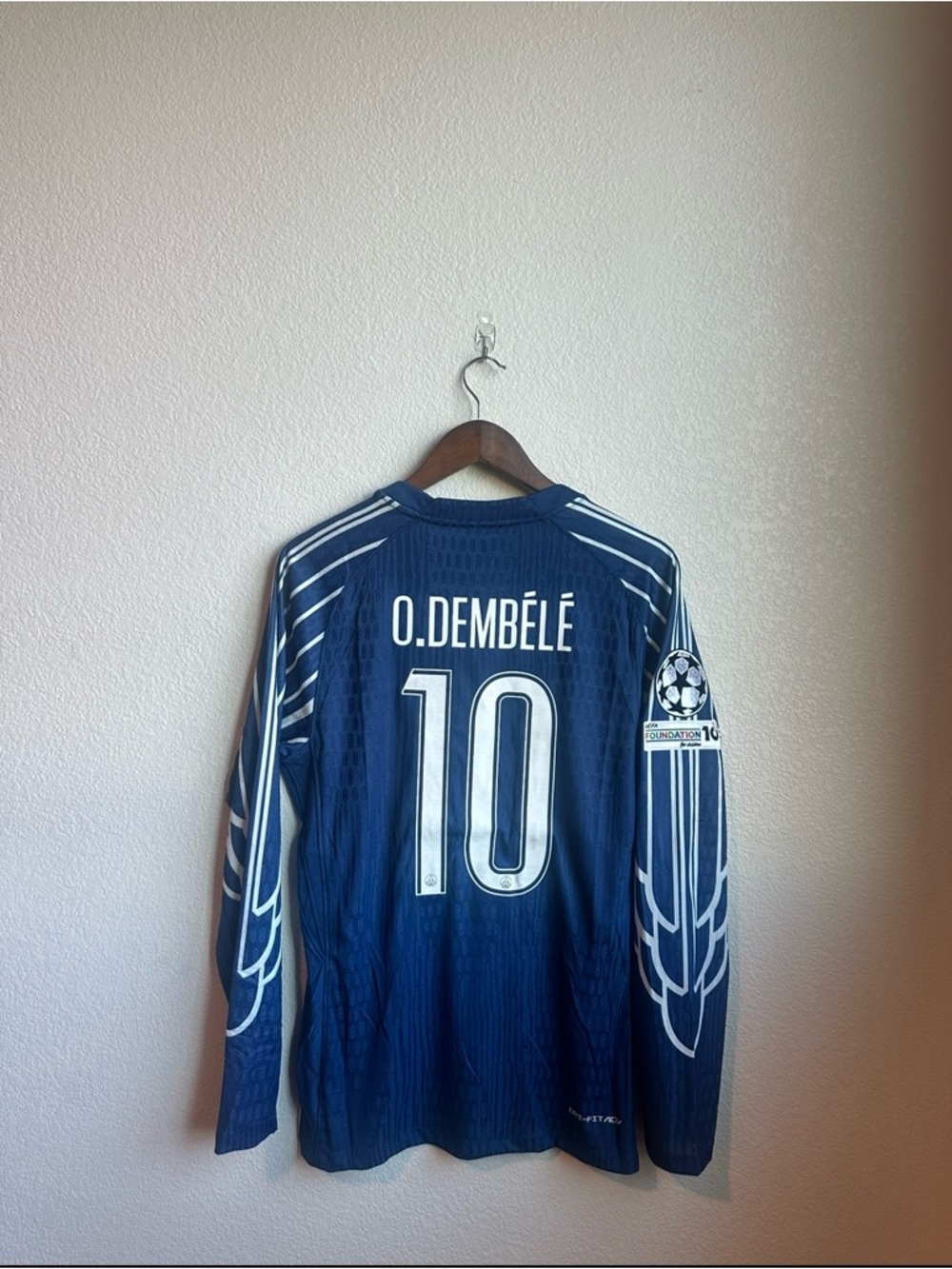 PSG 2025/26 Fourth Jersey - Dembele - Size L (Slim fit)
